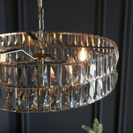 Clifton 5 Pendant Light Bright Nickel