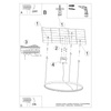 Żyrandol RIO 55 biały LED 3000K