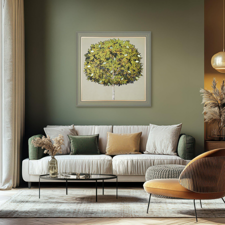 The Love Tree Framed Canvas 950x30x950mm