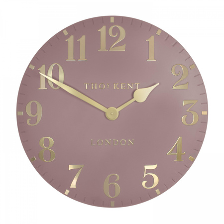 Arabic Wall Clock Blush Pink 20in