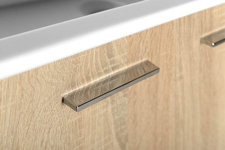 ZOJA/KERAMIA FRESH szafka umywalkowa 49x50x24,5cm, dąb platin