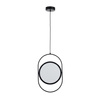 Lampa wisząca ELIPSE M, 45 cm - LED, czarna nowoczesna