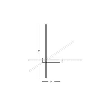 WALL LED LIGHT 10W 3000K SANDY BLACK ROTATABLE ARM