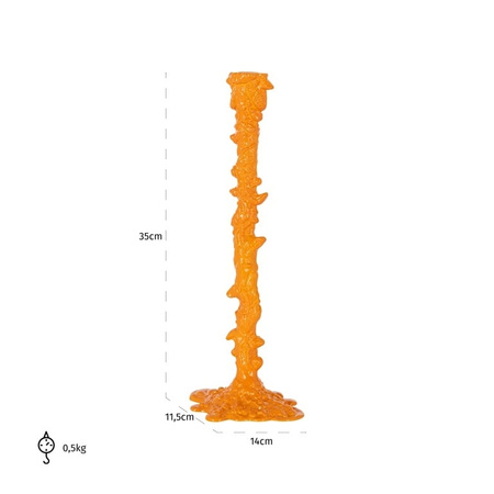 RICHMOND świecznik CYAN L pomarańczowy
