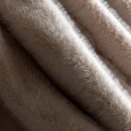 Maple Faux Fur Throw Oatmeal 1300x1500mm