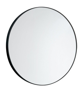 Lustro okrągłe w plastikowej ramie ø 60 cm, czarny
