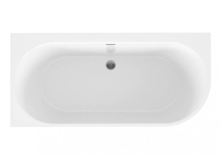 Wanna wolnostojąca przyścienna 160x75 SOLA Mokka