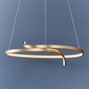 Rafe Pendant Light Brushed Gold
