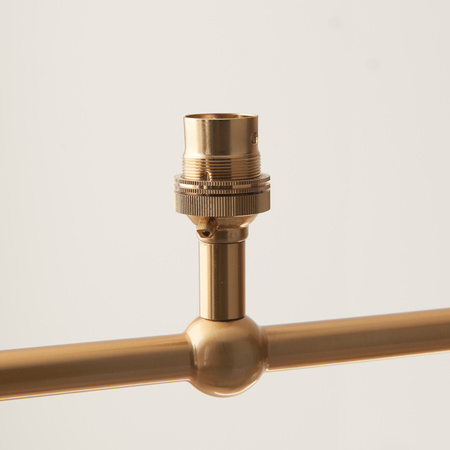 Santiago 4 Pendant Light Fitting Brushed Brass