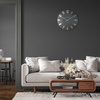 Mulberry Wall Clock Graphite Silver 20in