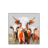The Moo Crew Framed Canvas 795x35x795mm