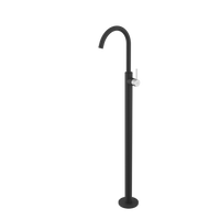 ULTRASAN bateria umywalkowa do podłogi, czarny mat/chrom