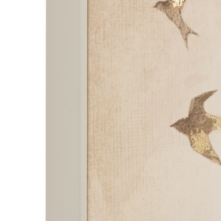 Golden Fight Framed Canvas 795x35x795mm