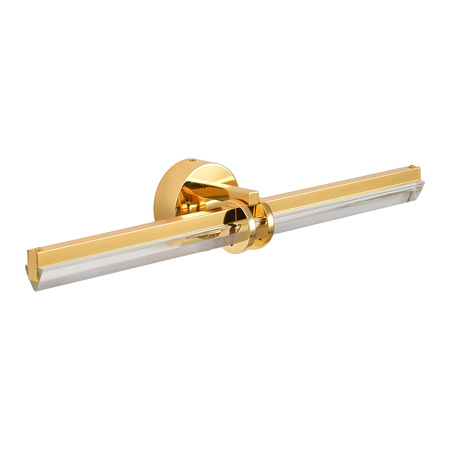 Lampa ścienna LOVELY LED 58 cm- złoto szklany kinkiet