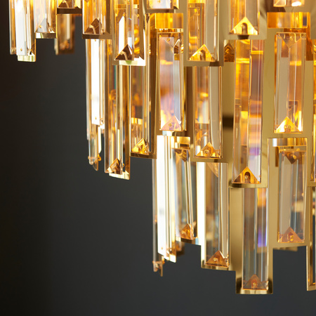 Viviana 12 Pendant Light Gold/Champagne Crystal
