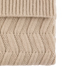 Herringbone Woven Knit Throw Natural 1300x1700mm