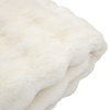 Pled ze sztucznego futra Marshmallow – kremowy, 130 × 170 cm