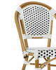 Krzesło ogrodowe CAFE PARIS białe rattan