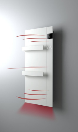 ONSEN EVO elektryczny grzejnik łazienkowy 400x900mm, 1000 W, biały