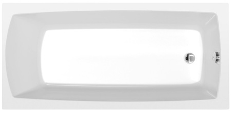 LILY SLIM wanna prostokątna 140x70x39cm, biała