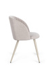 Krzesło BIZZOTTO QUEEN – ciepły szary / taupe (2 szt.)