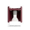 Plafon ORBIS 2 burgund