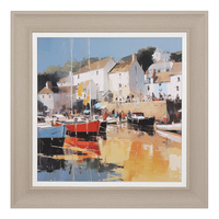 Harbour Glow Framed Canvas 510x30x510mm