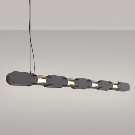 Lampa wisząca CHAIN 158 czarna LED 4000K