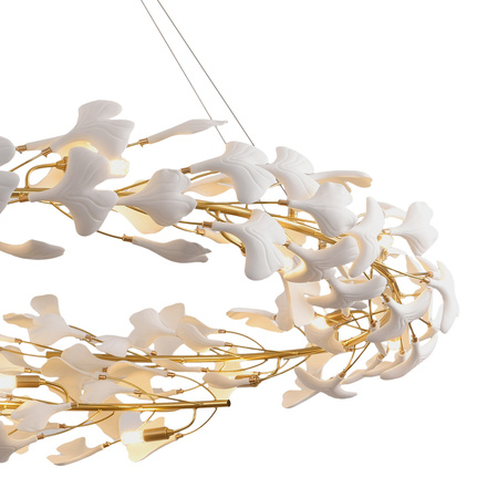 Lampa wisząca BOTANIKA złoto biała 150 cm