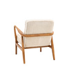 Datsun Armchair Cream Sheepskin 690x760x800mm