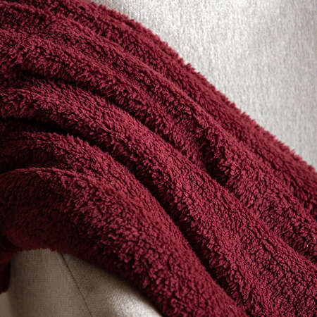Teddy Fleece Throw Mulberry 1300x1800mm
