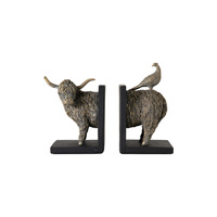 Podpórki do książek Highland Cow (zestaw 2 szt.) 250 x 100 x 200 mm