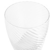 Swirl Tumbler Glass Clear (4pk) 85x85x97mm