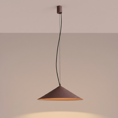Lampa wisząca FINT brązowa LED 3000K