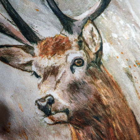Woodland Stag Cushion 500x500mm