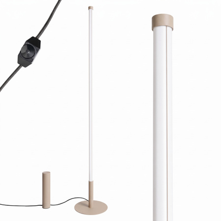 Lampa podłogowa TRANG taupe 4000K