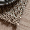 Striped Jute Placemats 4pk 350x450mm