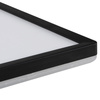 AZPO lampa sufitowa LED 300x300mm, 17,5W, 3000/4000/6000K, IP54, czarny mat