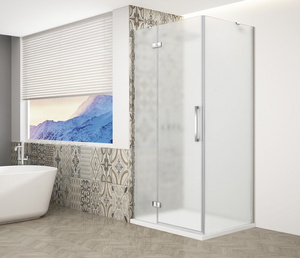 TRINITY CHROME kabina prysznicowa 900x900mm, szkło matowe, lewe