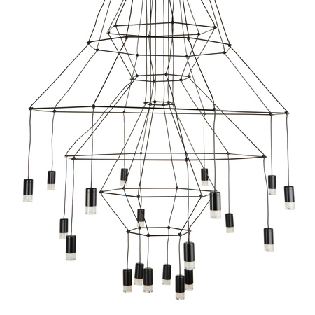 Lampa wisząca LINEA-20 czarna 120cm