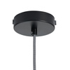Lampa wisząca SAUCER 45 cm -  czarna minimalistyczna oprawa do wnętrz nowoczesnych