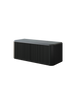 Szafka łazienkowa wisząca z blatem 120 cm czarna noc MAIORI 006-SU120-04