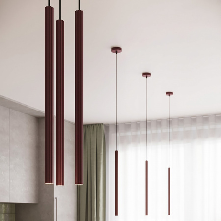 Lampa wisząca ARCHE 1 burgund