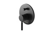 ROXIN Black Zestaw prysznicowy z deszczownicą 25cm