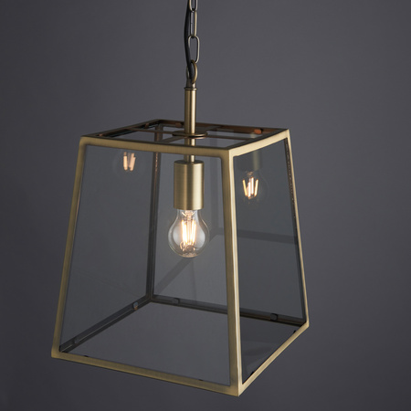 Hurst Pendant Light Antique Brass