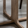 Craft Folding Dining Table Smoked 1000x1000x750mm