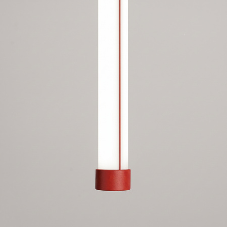 Lampa wisząca TRANG 75 czerwona LED 4000K