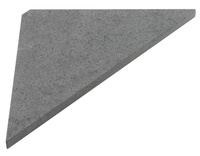 ABELINE półka narożna Rockstone 250x250mm, concrete
