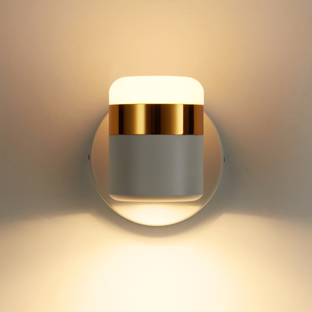 Lampa ścienna POCCO LED biała 14 cm