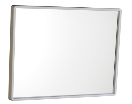 Lustro w plastikowej ramie 40x30cm, biały